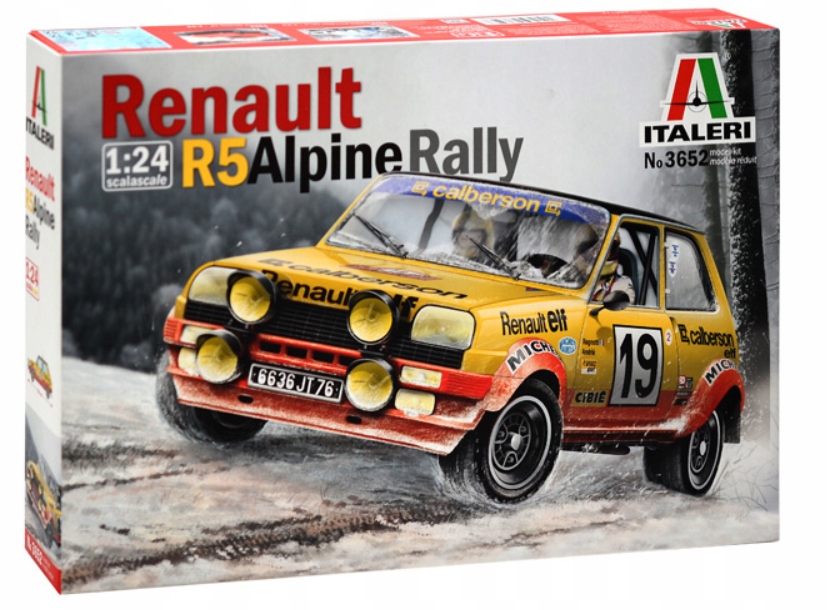 Italeri 3652, Renault R5 Alpine Rally, 1:24