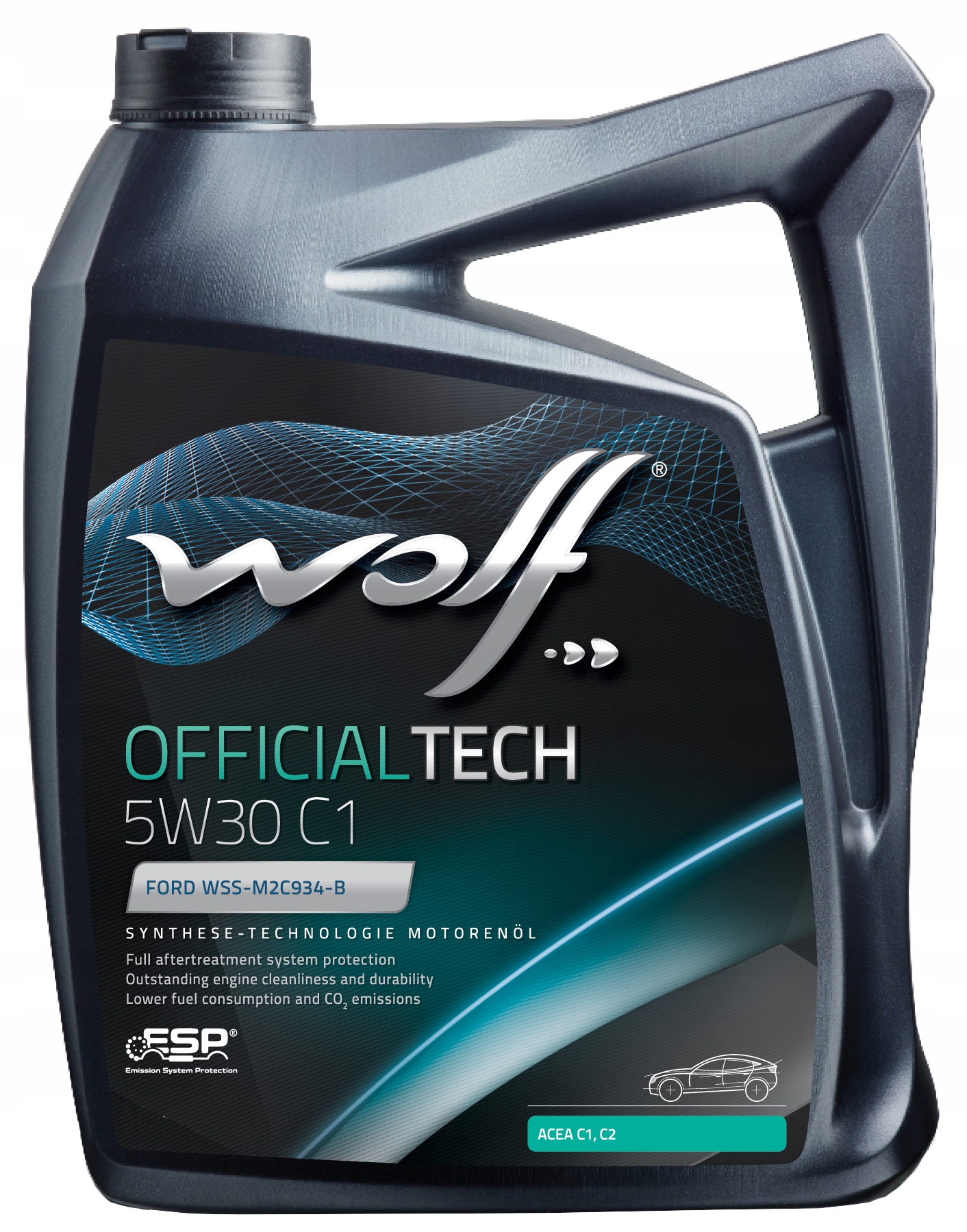 Motorový olej Wolf 4 l 5W-30