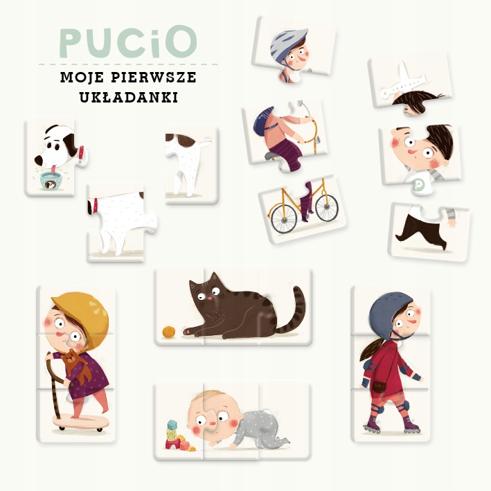 PUCIO MOJE PIERWSZE UKŁADANKI PUZZLE DLA DZIECI 1+ EAN (GTIN) 5902719478703