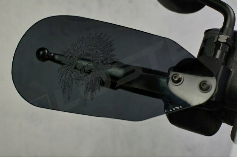 Deflektory rúk Indian Chief Dark Horse