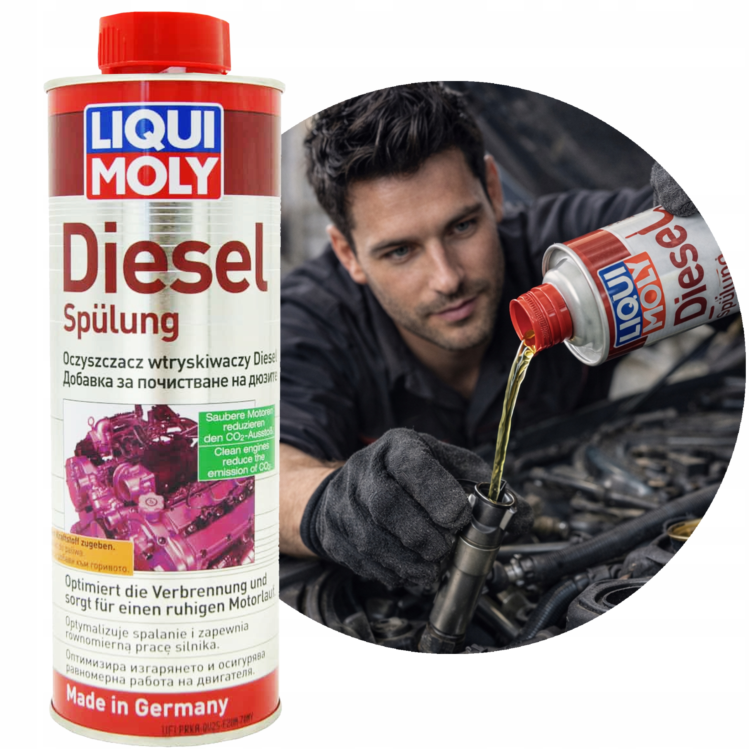 Płyn do Czyszczenia Wtryskiwaczy Diesel Liqui Moly Dodatek do Paliwa 500 ml