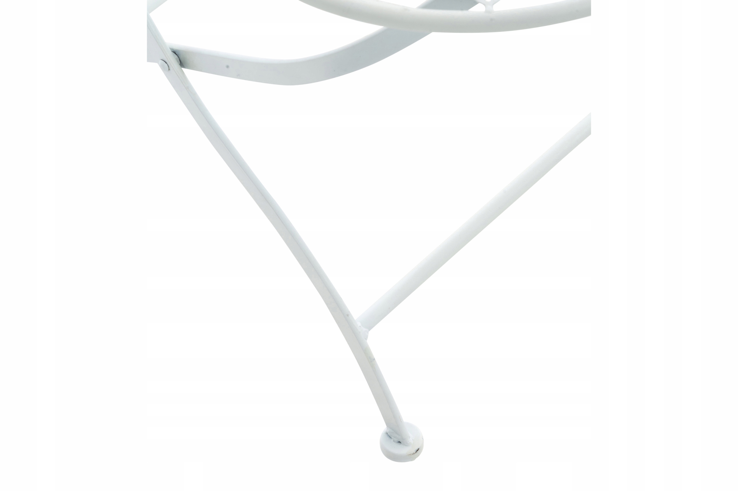 SOMMATINO Krzesło retro składane patyna BIAŁA Styl prowansalski