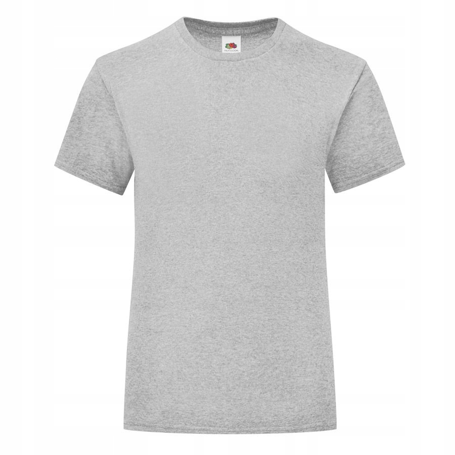

Koszulka dziewczęca T-shirt Iconic szar.melanż 140