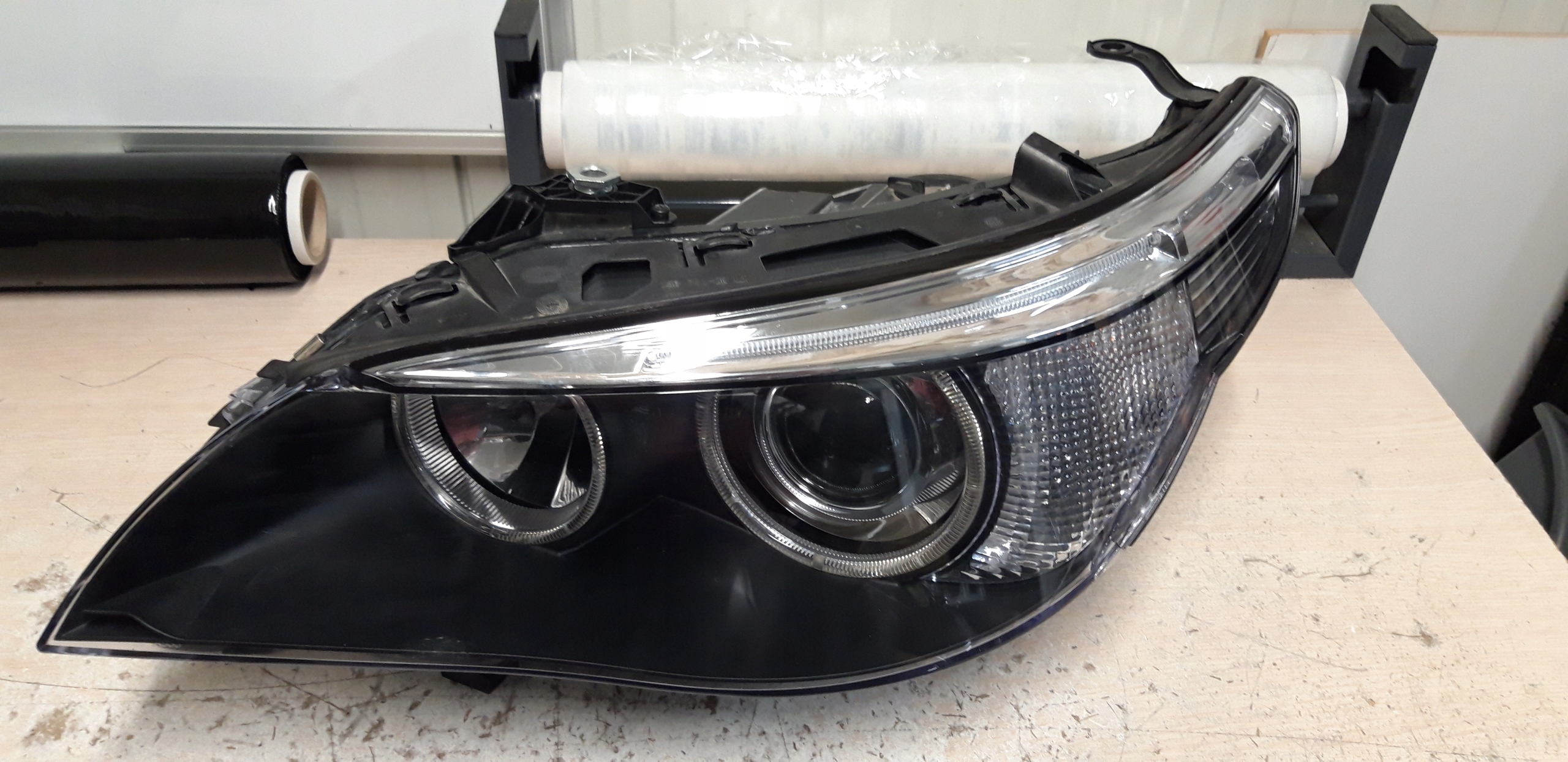 bmw 5 e60 04 xenon europa nie skrętny d2s lewa