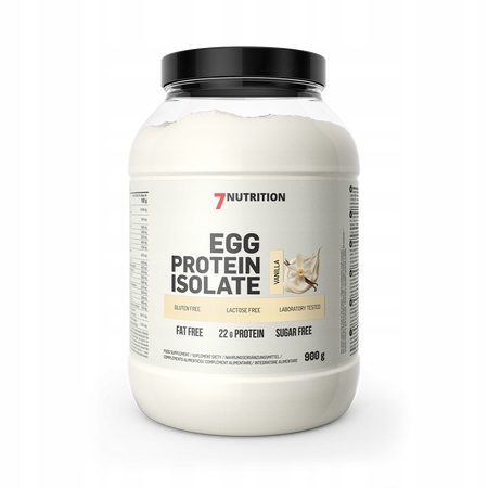 Vaječný Protein Whey Egg Protein Isolate 900G Vanilka – 7NUTRITION