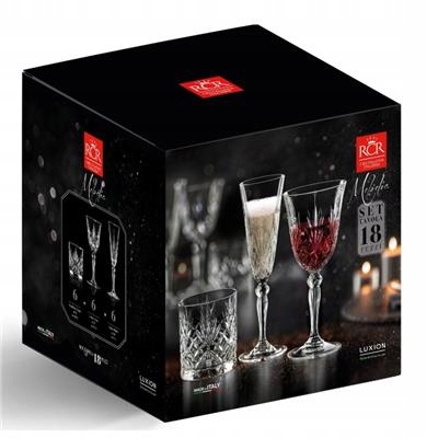 Rcr Melodie Sada 18KS Skleničky Sklenice