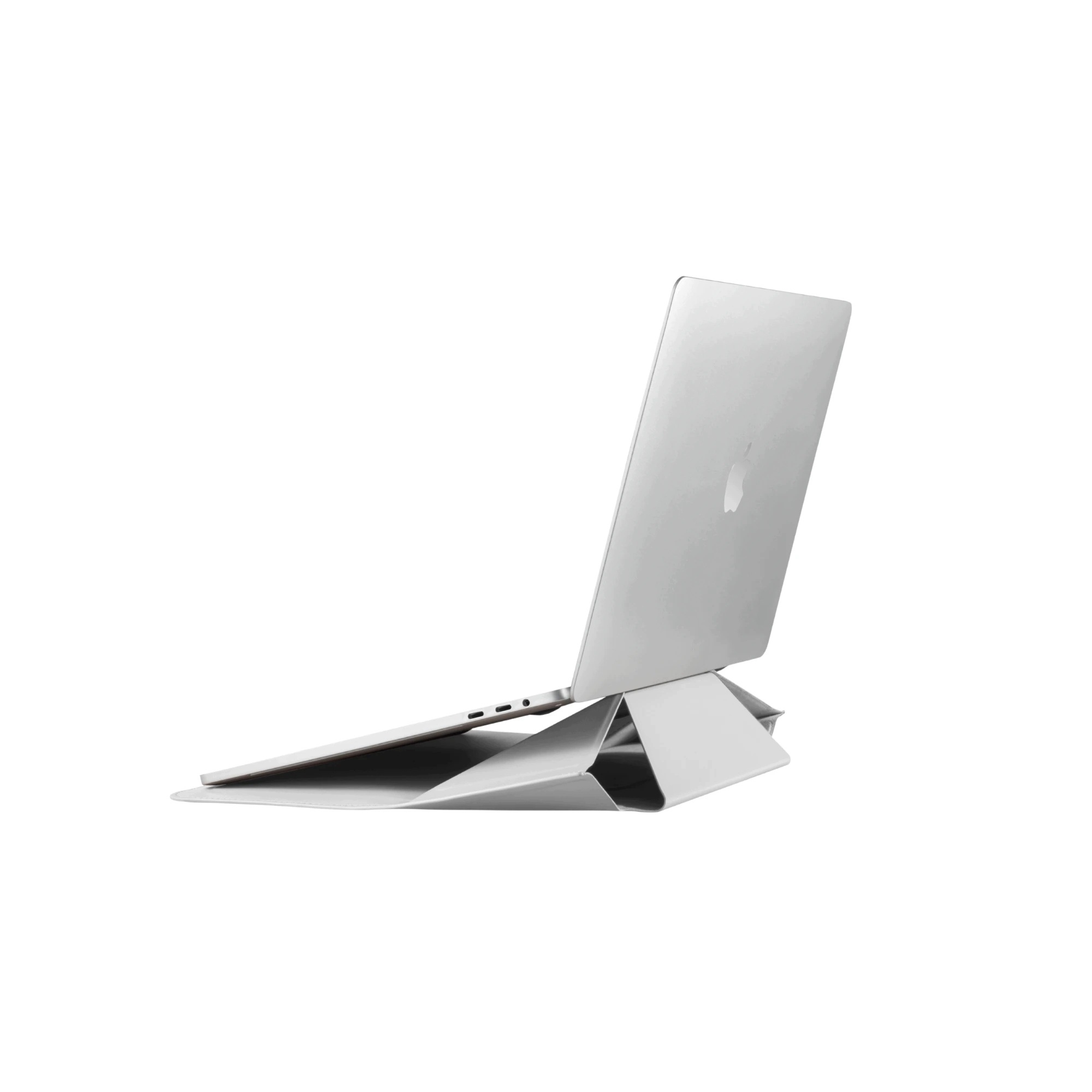Puzdro Moft so stojanom pre notebook 16", svetlosivé