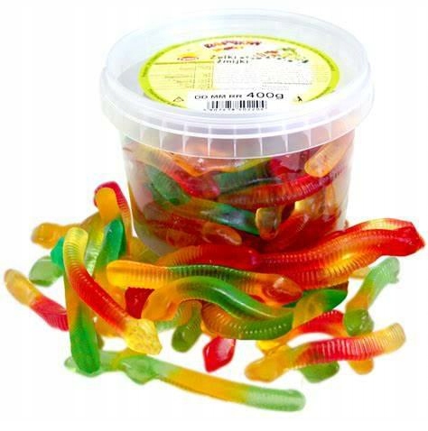 12 Sztuk Cymes Żelki 400G Dżdżownice