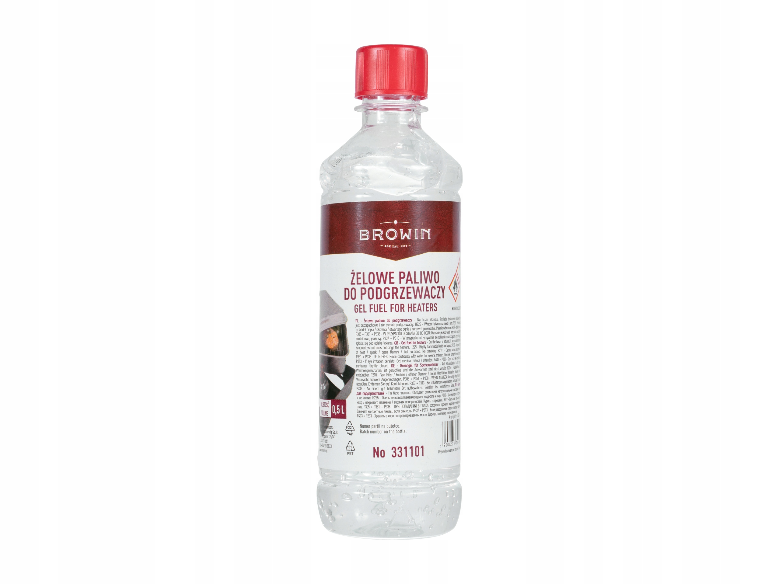 

Paliwo żelowe do podgrzewaczy Browin 500 ml