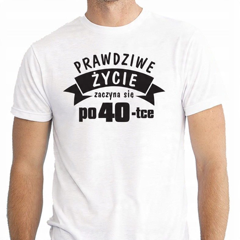 

Koszulka prezent Urodziny 18 40 50 60 lat S
