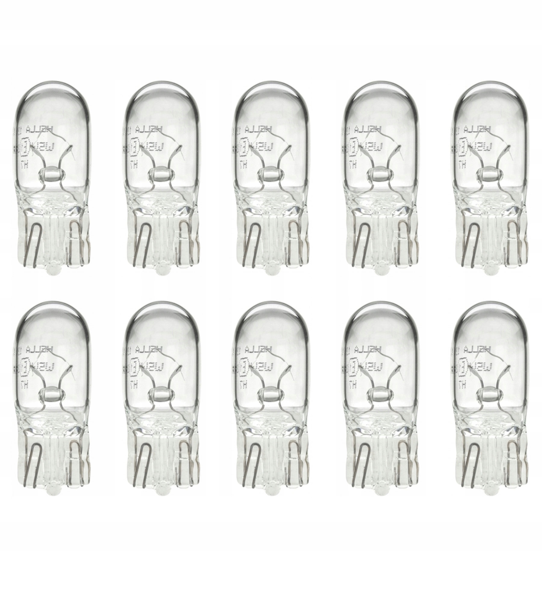 Żarówki Hella W5W 5W T10 12V Postojowe Boczna Tablicy Rejestracyjnej 10szt