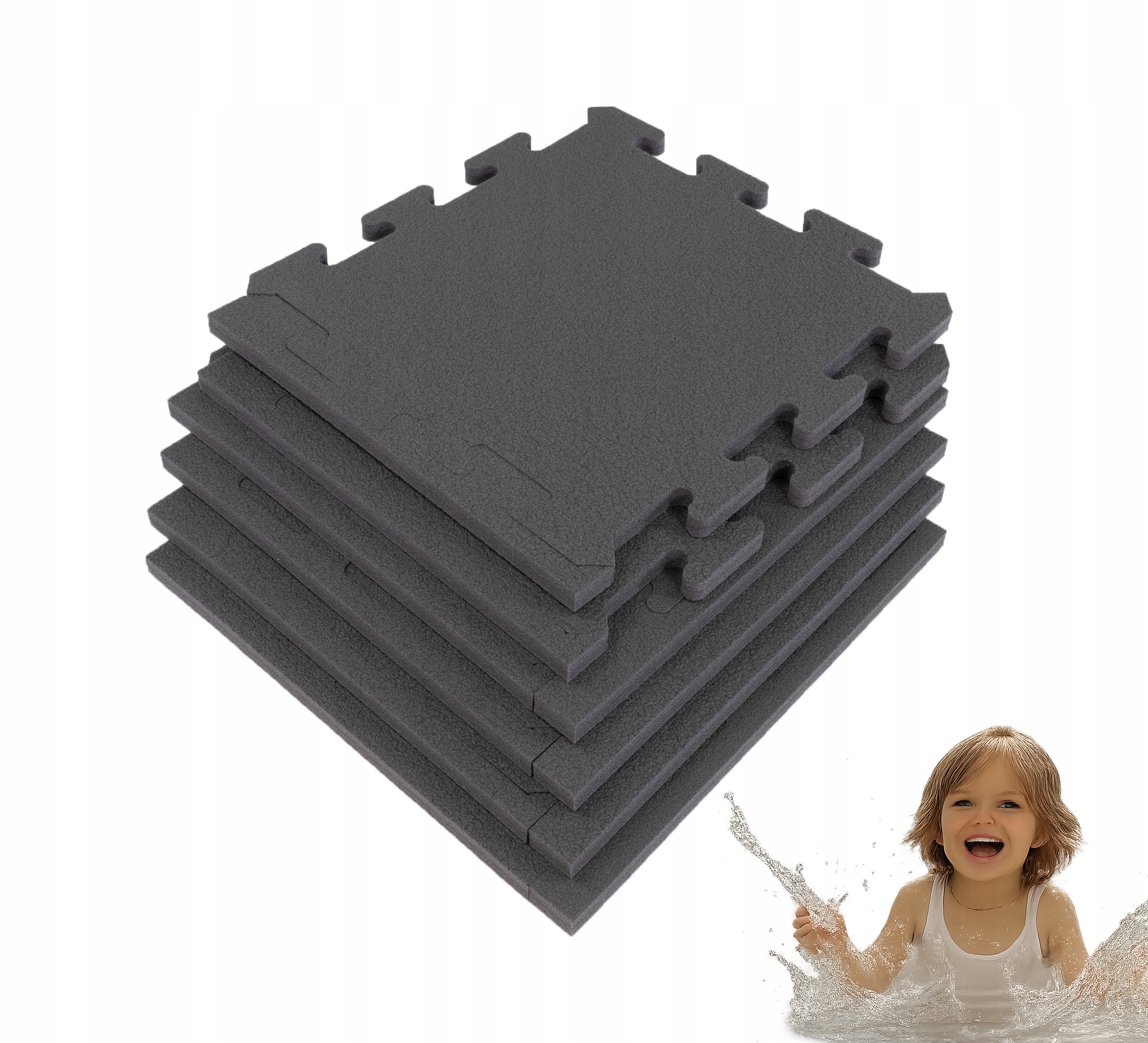 Sada Puzzle pod bazén 6 Ks. Voděodolné 2 cm ochranná podložka