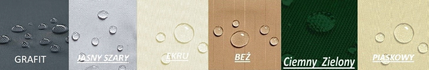 ZASŁONY OGRODOWE 155x200 DO altany tarasu ogrodu Liczba ścianek bocznych brak