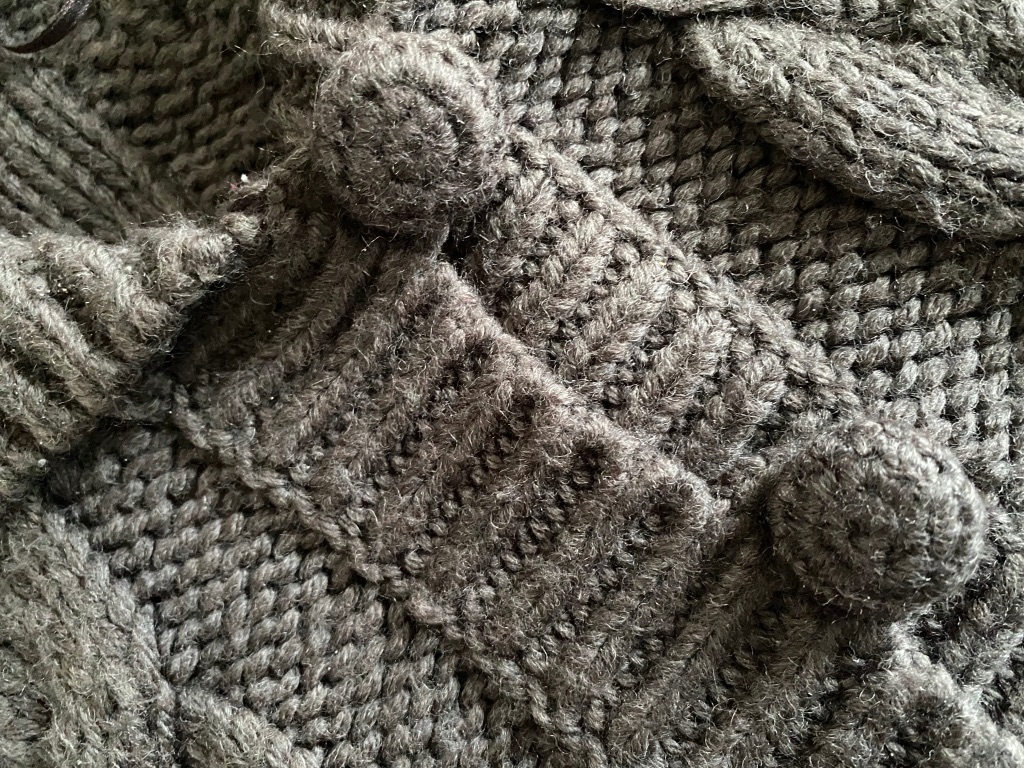 czekoladowy sweter ESPRIT wełna L / 8176 Rodzaj bez kaptura rozpinane