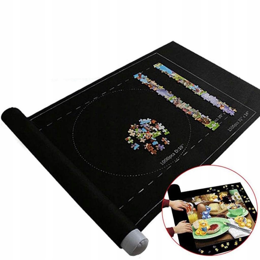 MATA DO UKŁADANIA PUZZLI DO 2000 ELEMENTÓW Z ROLKĄ DO PRZECHOWYWANIA