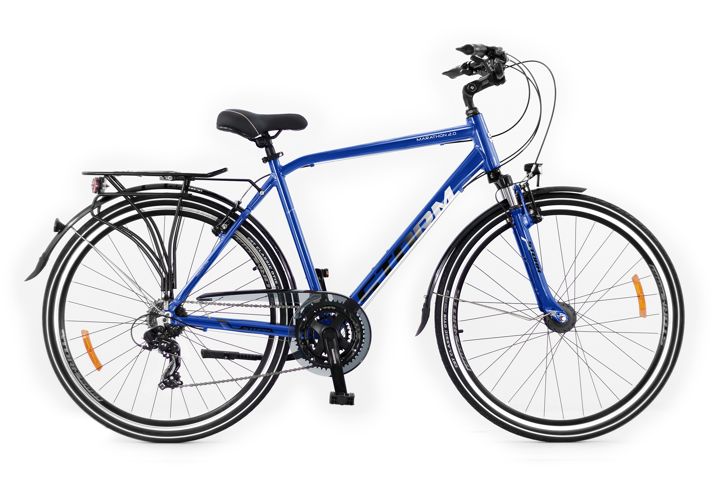 Rower Storm Marathon 2.0 Man niebieski 19