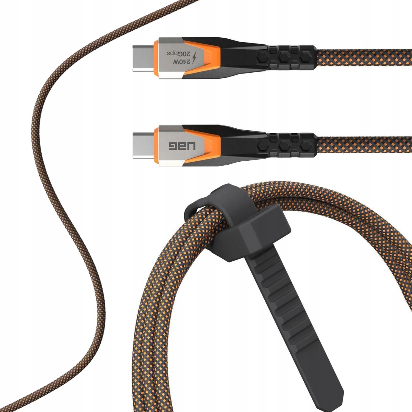 Nabíjecí a přenosový kabel Usb-c Usb-c, silný kabel, pro nabíjení Uag