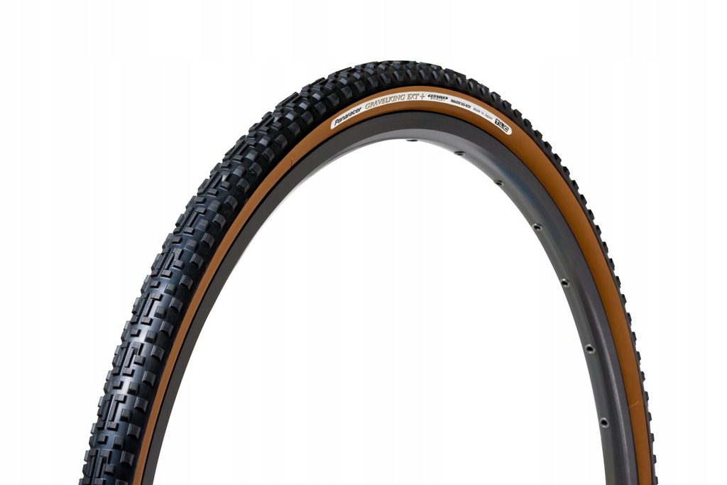 

Opona Panaracer GravelKing Ext+ 700x38C czarn-brąz