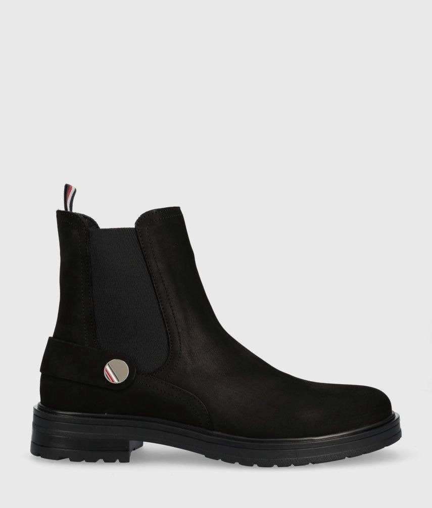Tommy Hilfiger Kotníkové Boty Th Coin Flat Boot FW0FW06742 R 38