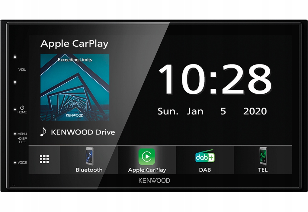 KENWOOD DMX5020DABS CARPLAY ANDROID-AUTO + GRATIS Radio pasmo AM pasmo FM radio cyfrowe DAB+