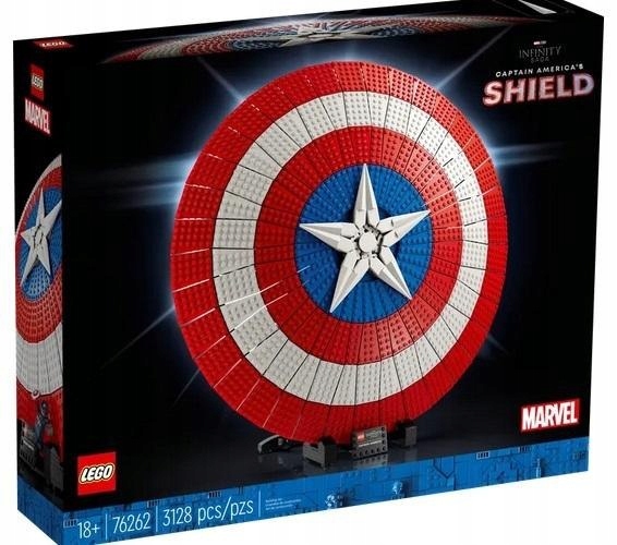 Lego(r) Marvel 76262 (1szt) Tarcza Kapitana Ameryki