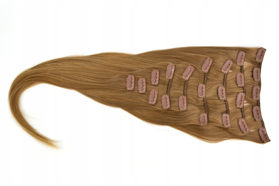 WŁOSY SŁOWIAŃSKIE VIRGIN CLIP-IN 40cm 125g #14/16 Marka HairMe