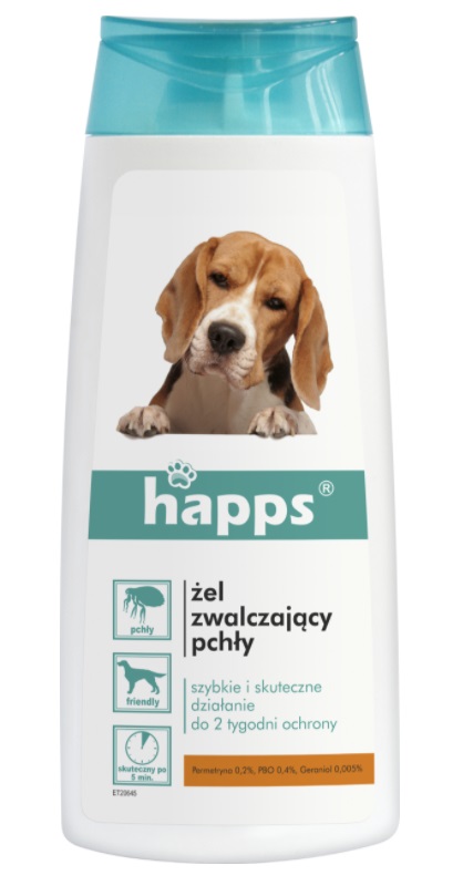 

Happs Żel Preparat Płyn Zwalczający Pchły 150ml