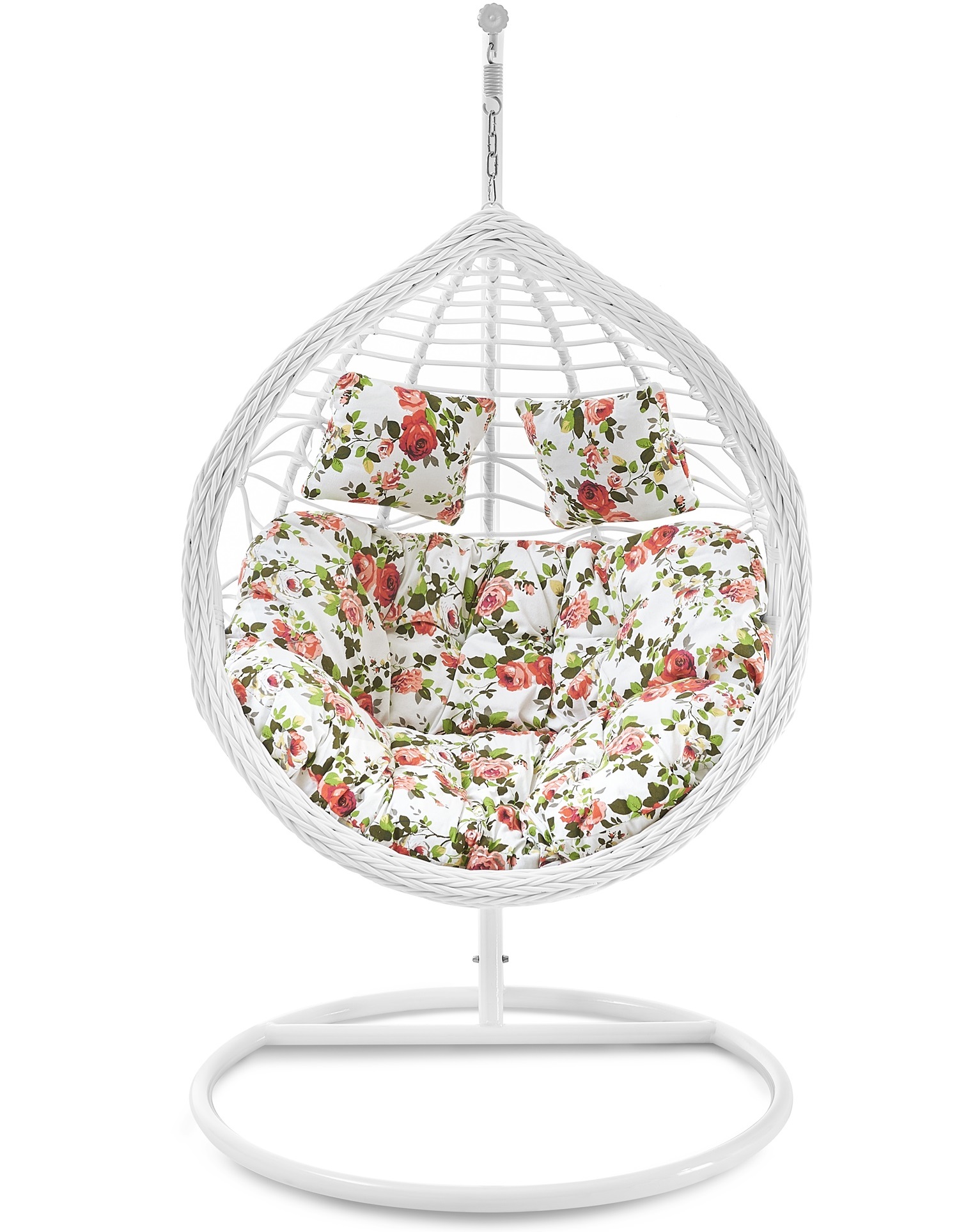 HUŚTAWKA HAMAK FOTEL WISZĄCY BUJANY KOKON NA TARAS Średnica/szerokość siedziska 70 cm