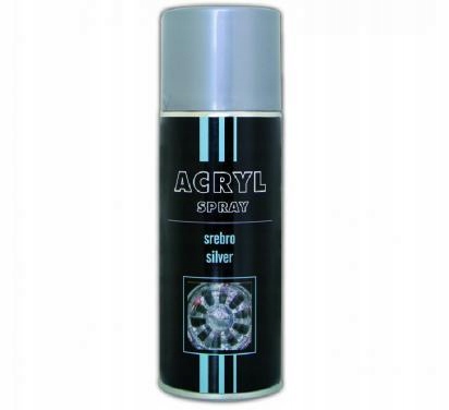 Troton Lakier Akrylowy Srebrny Spray