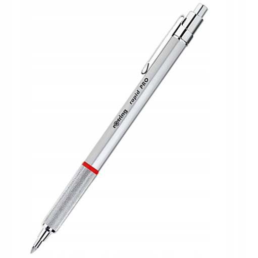 Długopis profesjonalny metalowy rOtring Rapid Pro Chrome M srebrny