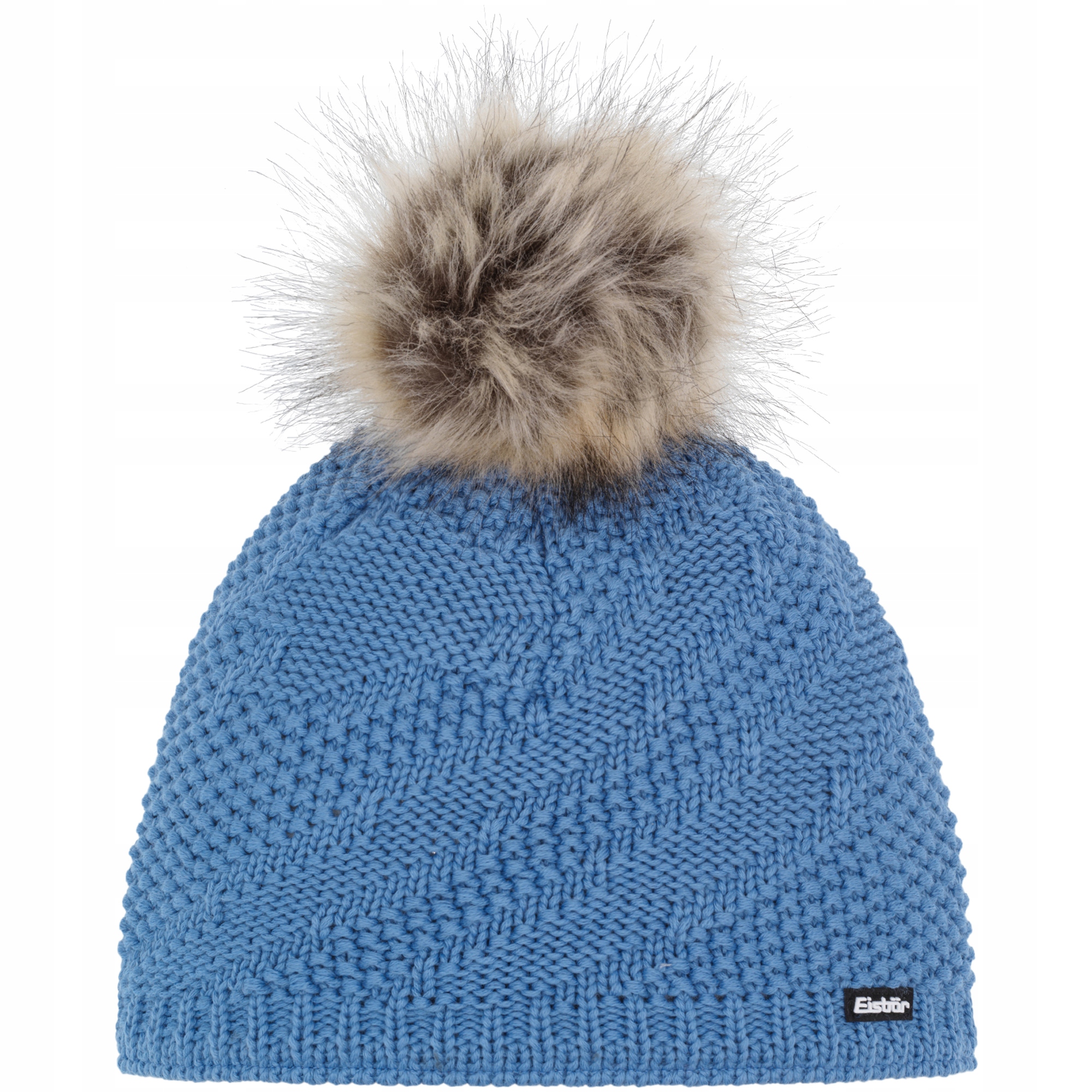 EisbärYva Lux čepice s bambulí beanie velikost univerzální modrá