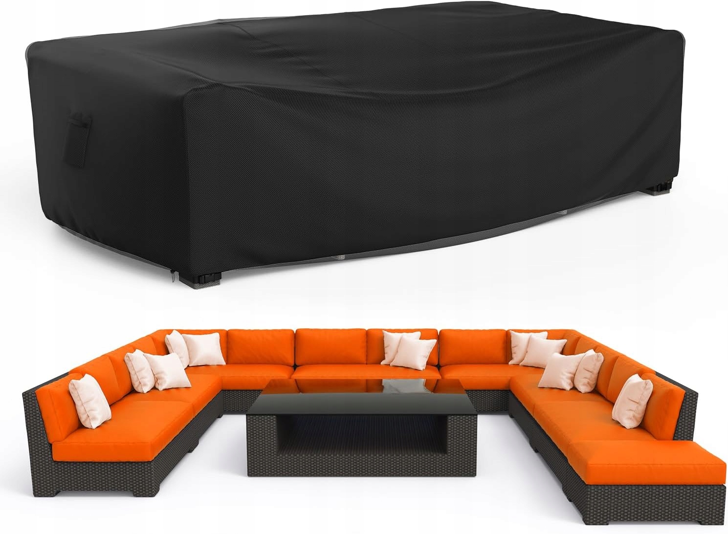 Wodoodporny pokrowiec na meble ogrodowe 270X180X90 600D Oxford Vfm