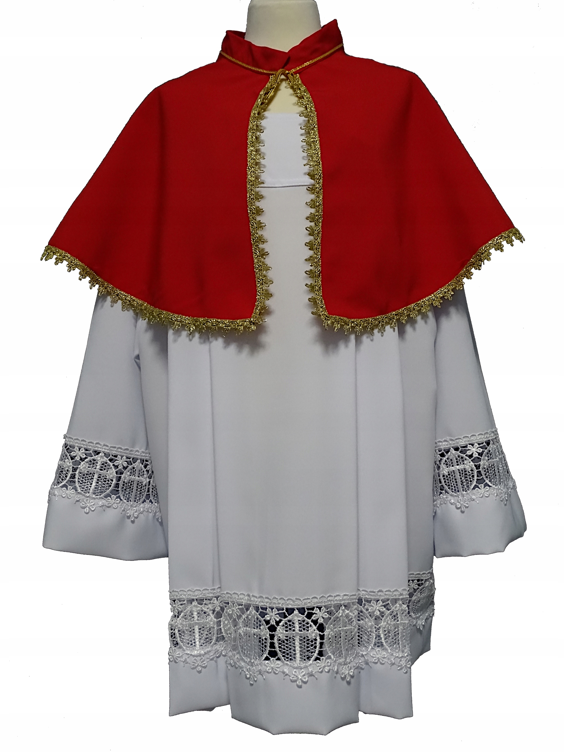 Komplet Komža ministrantská pláštěnka různé barvy