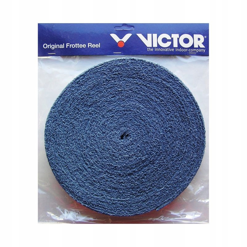 Omotávka na badminton Victor Frottee Grip Reel Modrá 12 m