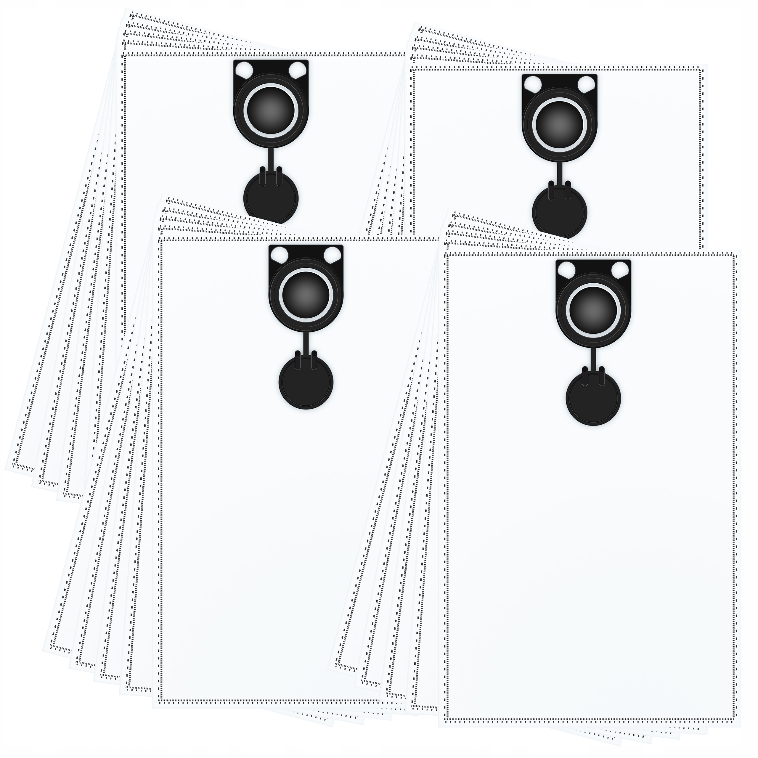 20 x Sáčky Pro Bosch Gas 25 Starmix Fb 25 Metabo