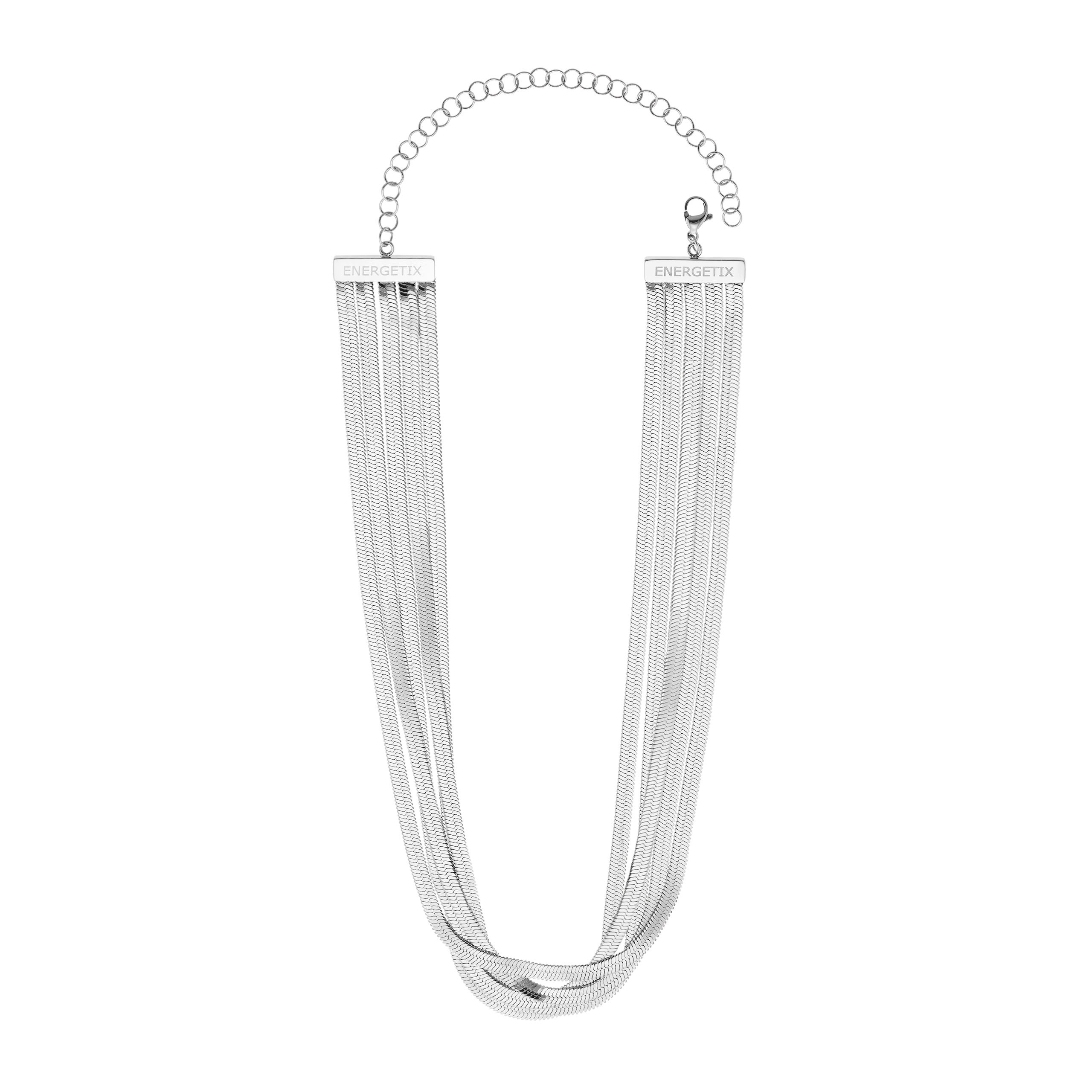 Magnetický víceřadý náhrdelník Zmijka Energetix S-xl (38-50 cm)