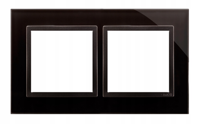 SIMON 54 NATURE RAMKA 2-KROTNA ZASTYGŁA LAWA SZKŁO