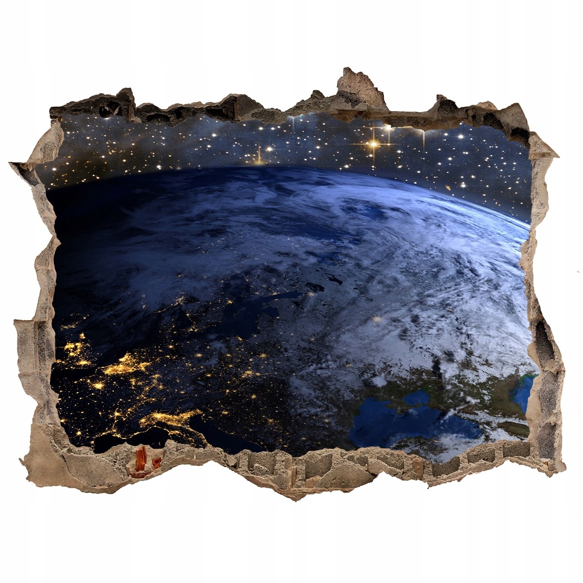 

Foto zdjęcie dziura ścienna Planeta Ziemia 120x81