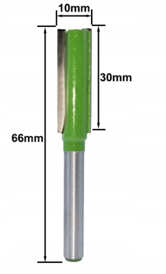 

Frez Trzpieniowy Prosty 6mm x 10mm Węglik