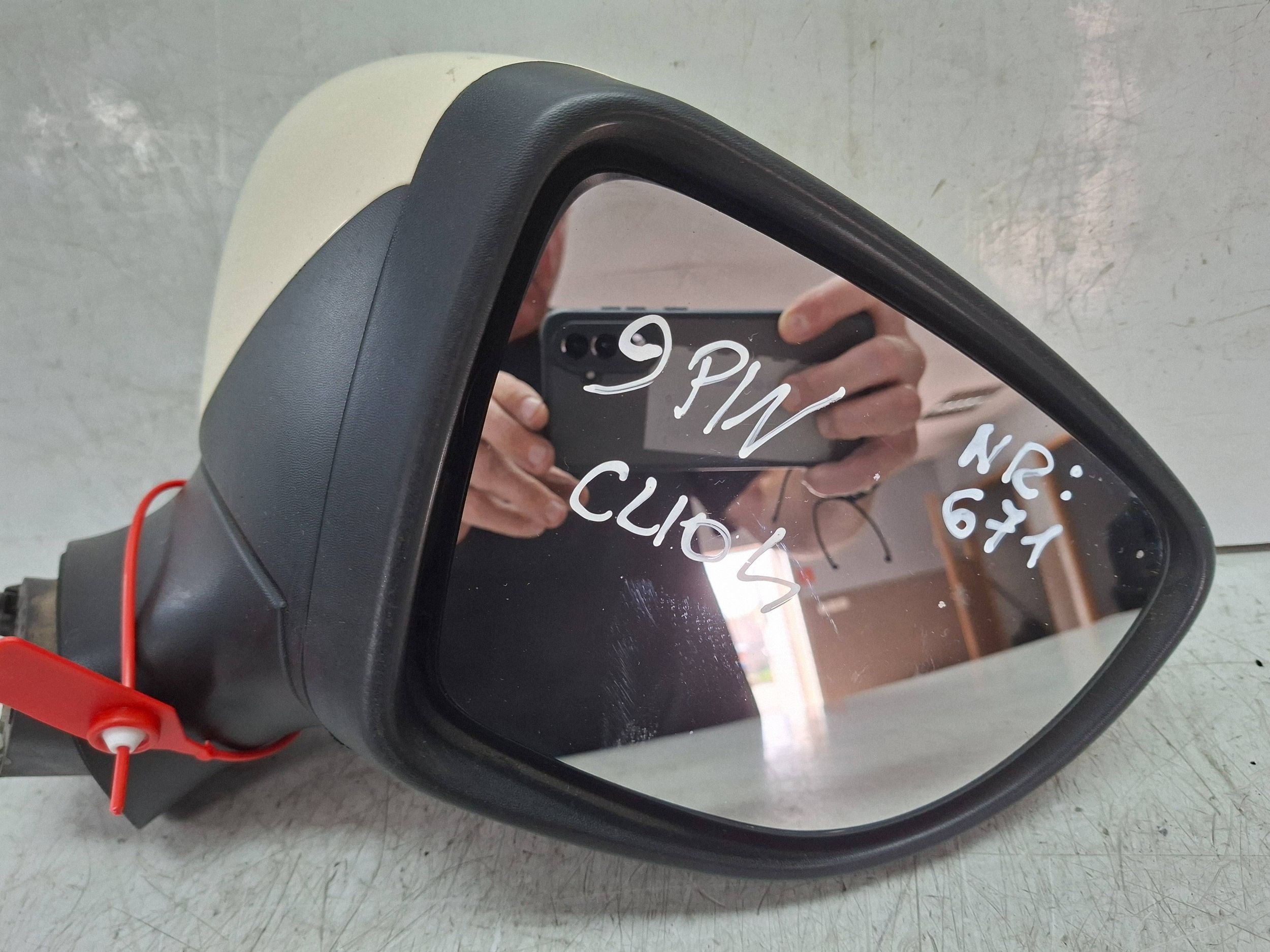 mirror right 9 vertical RENAULT CLIO IV 2012