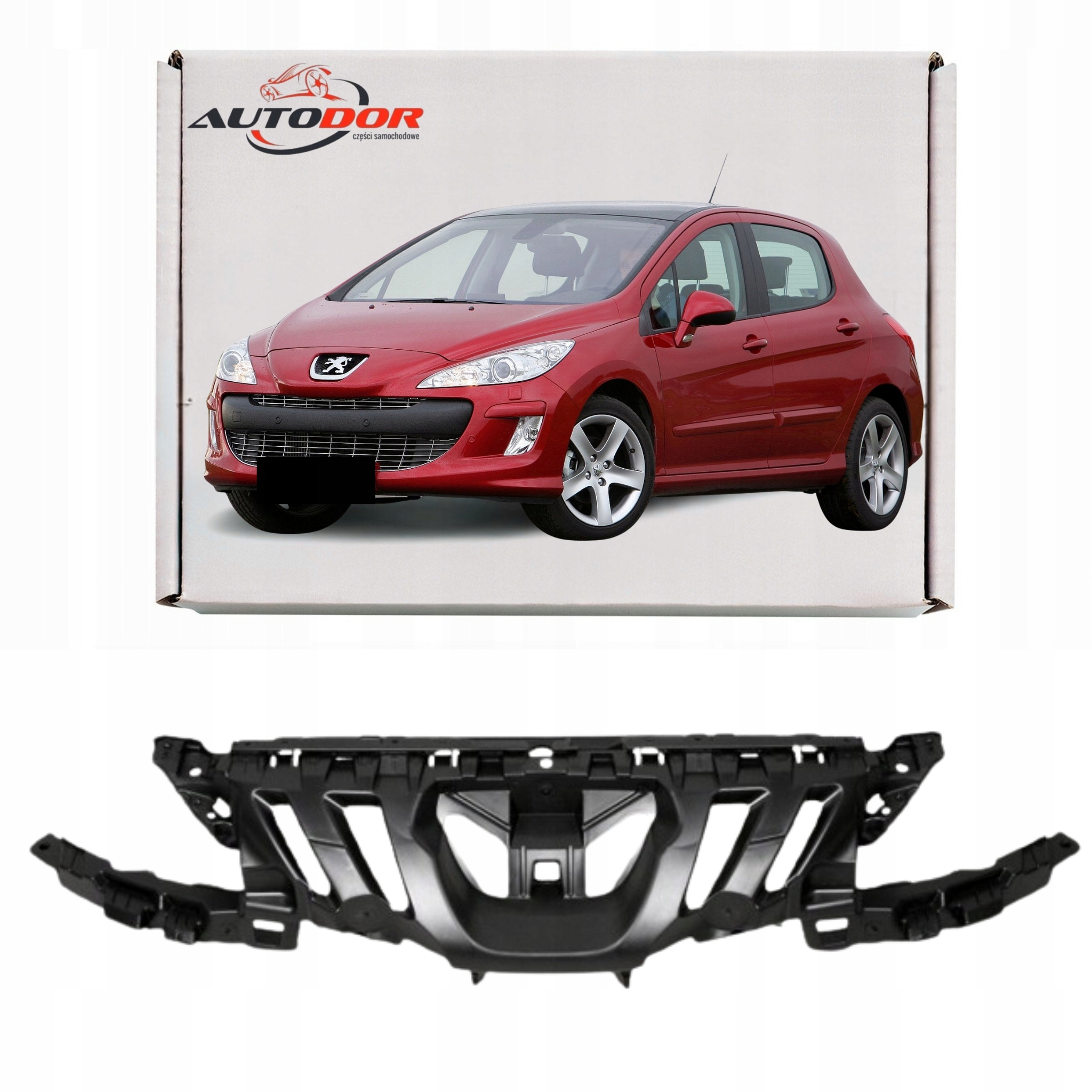 Peugeot 308 2007-2011 Upevnění Držák Okuláru Nárazníku Přední Pás 7416F8