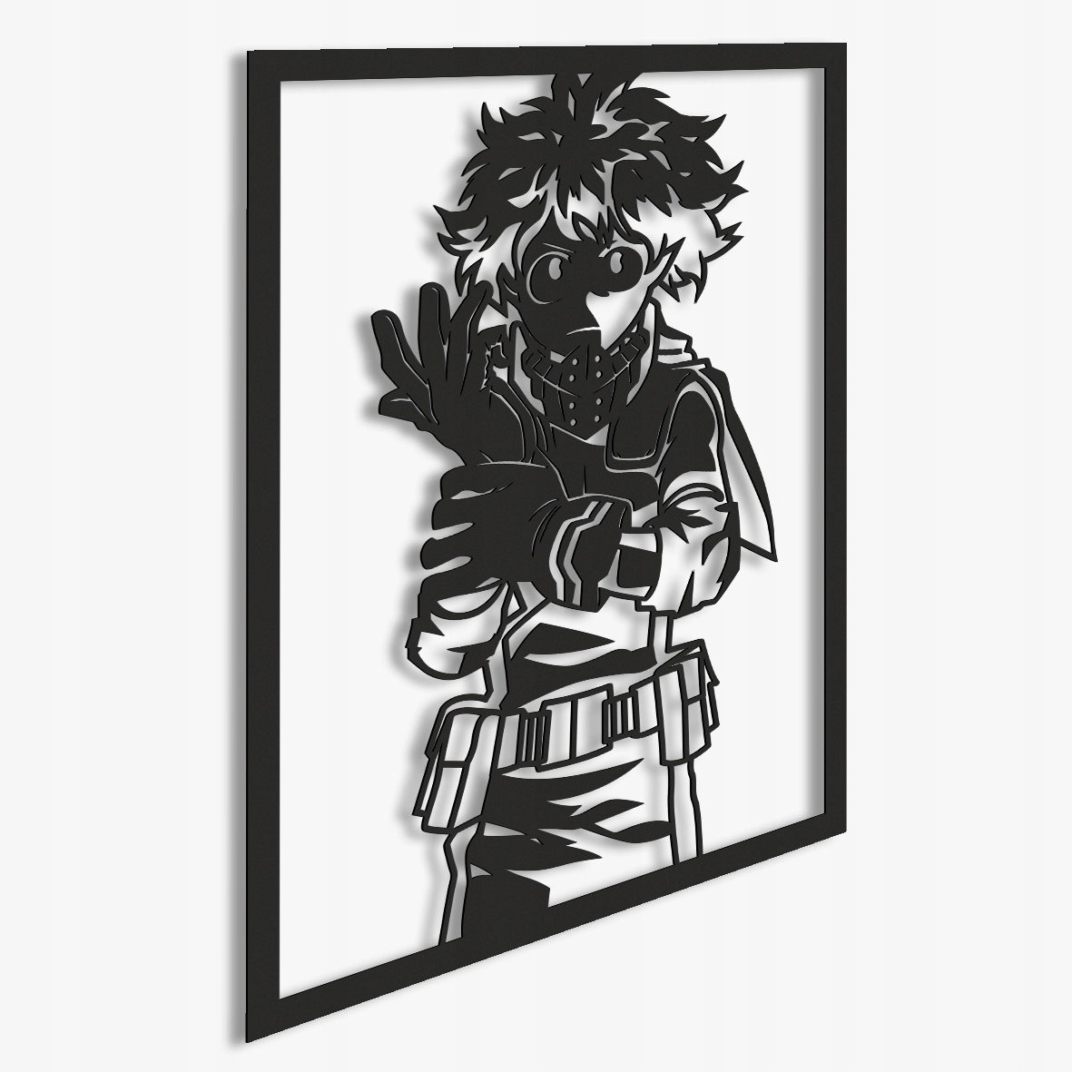 Izuku Midoriya Dřevěný obraz Anime Dárek My Hero Academia