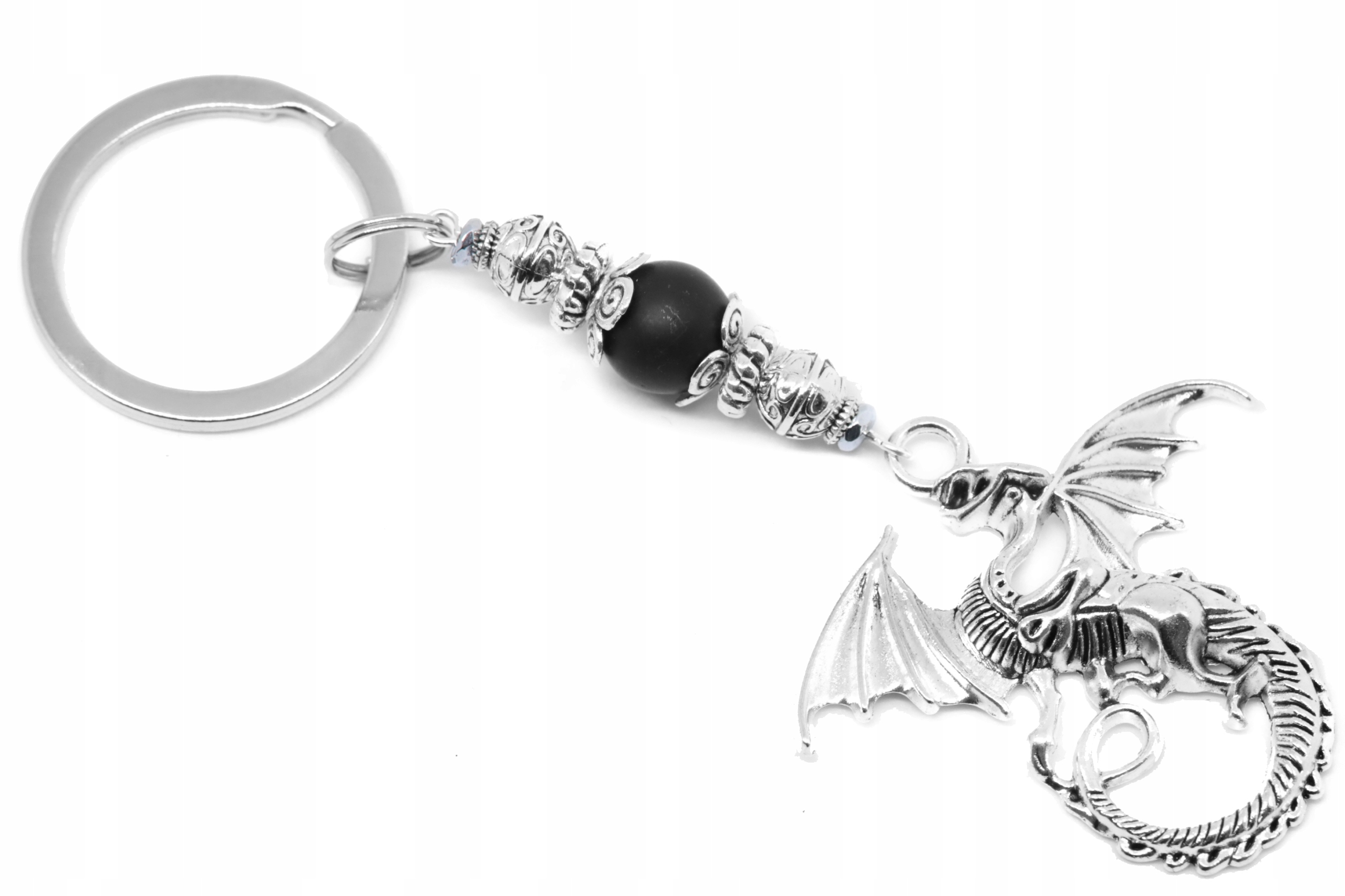 

smok kamień Onyks Zawieszka Do Kluczy Brelok