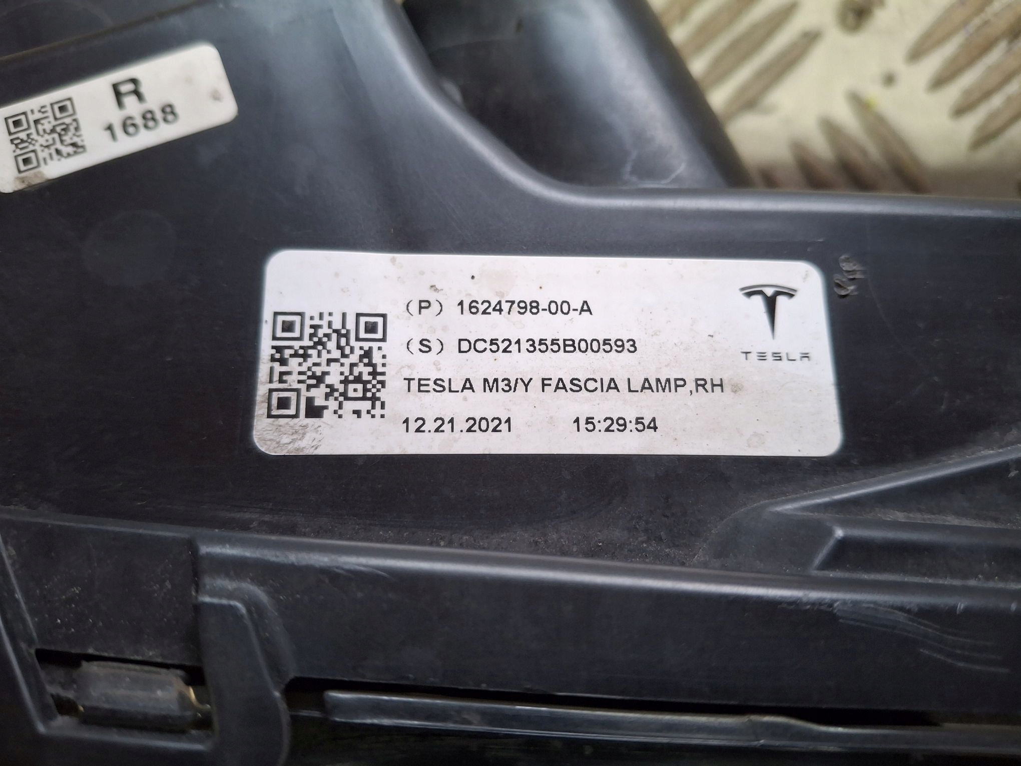light right DO running daytime DRL TESLA MODEL 3 LIFT TESLA Y 2020R->