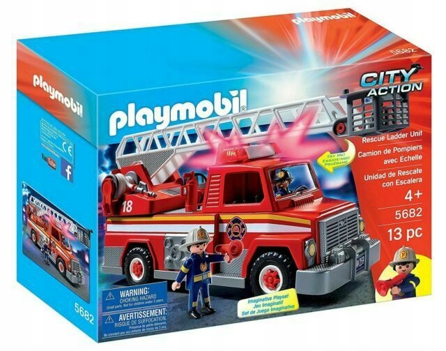 PLAYMOBIL KARETKA ZE ŚWIATŁEM I DŹWIĘKIEM 70049 Bohater brak