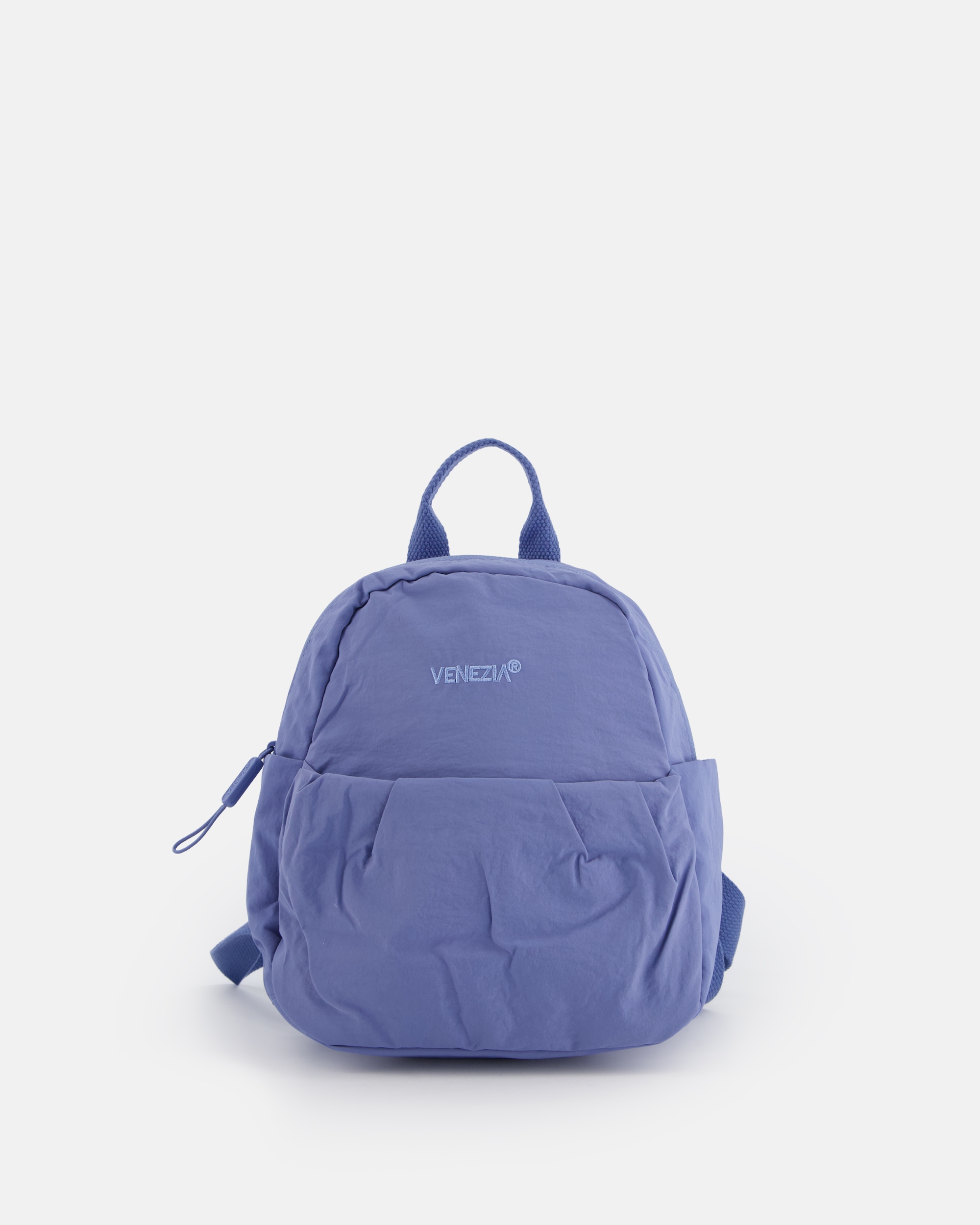 Kompaktowy damski plecak Venezia z lekkiego materiału w niebieskim kolorze