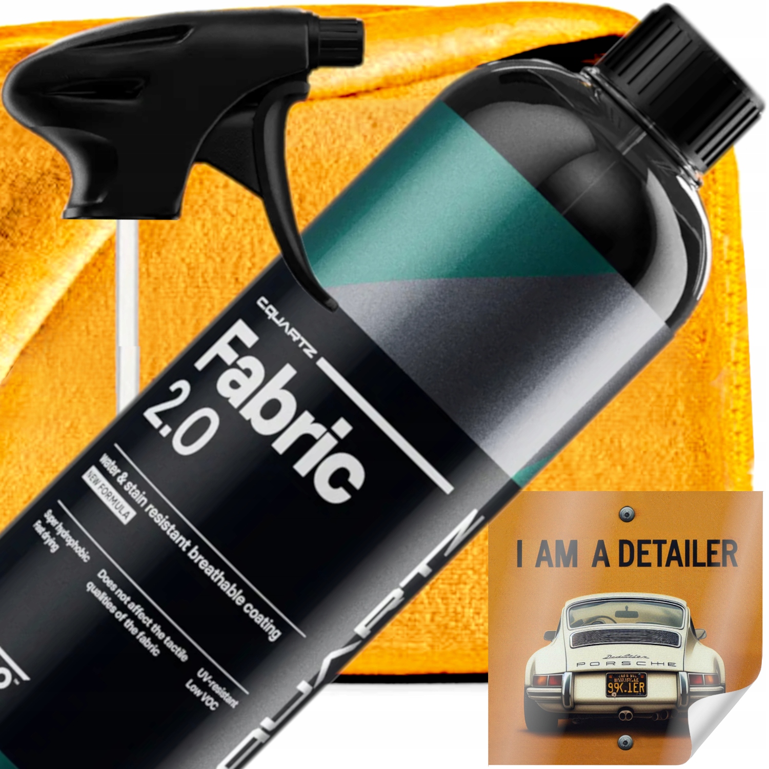 CarPro Cquartz Fabric 2.0 Impregnát na čalúnenie automobilov Auto Hydro 500 ml
