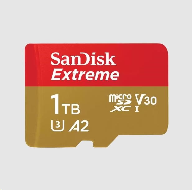 SanDisk micro Sdxc karta 1TB Extreme (190 Mb/ s Class 10, Uhs-i U3 V30) …