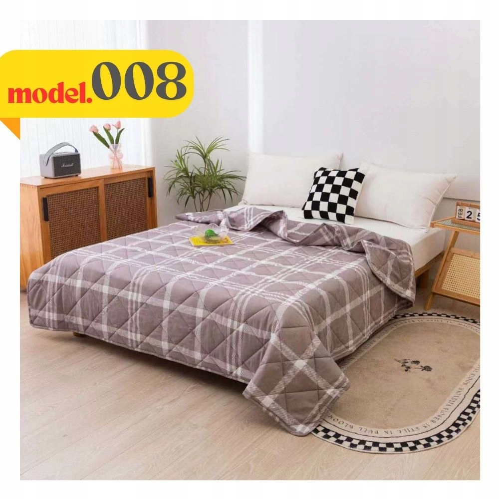 KOŁDRA LETNIA ANTYALERGICZNA 200X220 CIENKA LEKKA NA LATO DUŻO WZORÓW Materiał poszycia poliester