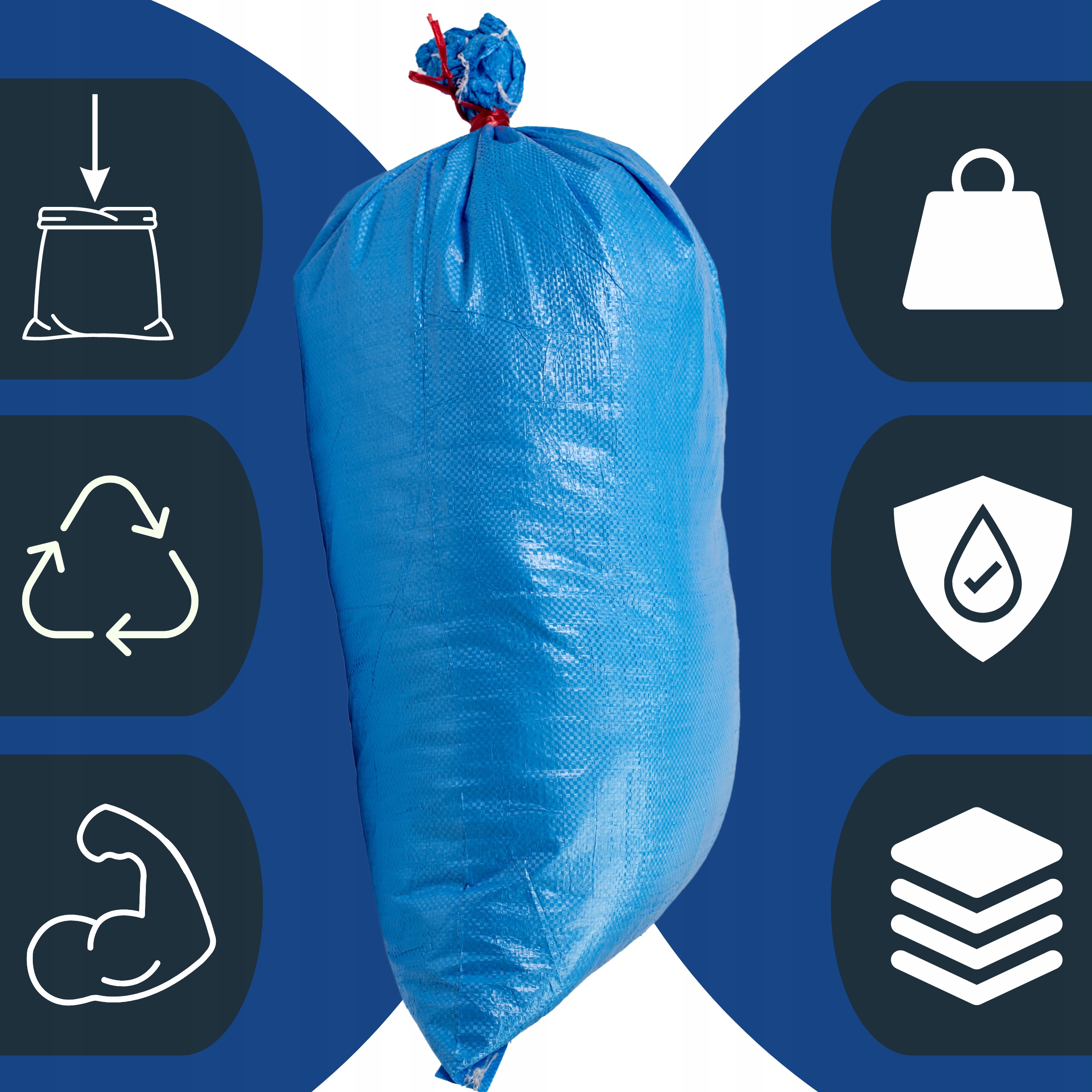 WORKI NA EKOGROSZEK PIASEK ZACIĄGIEM 50X80 100SZT Kod producenta WPPZZ5080